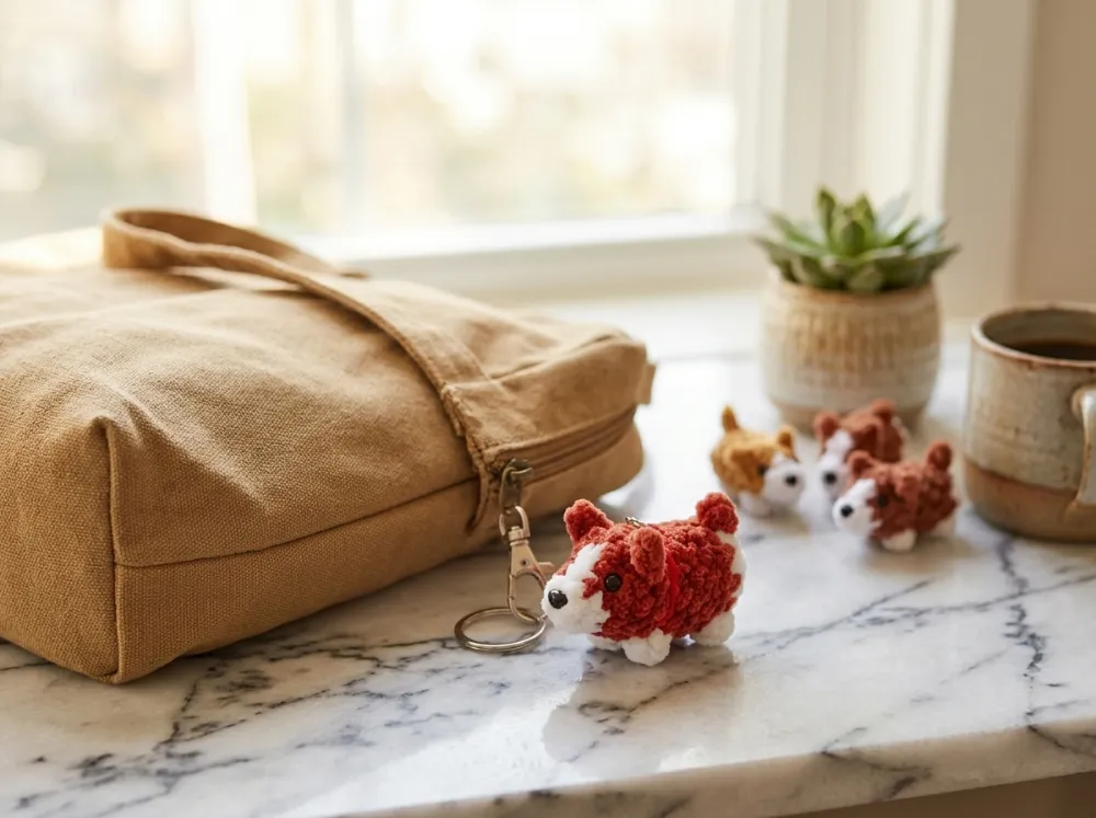 Corgi Amigurumi Crochet Pattern
