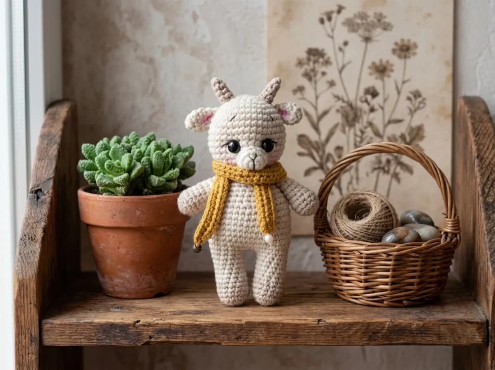 Baby Kid Goat Amigurumi Crochet Pattern