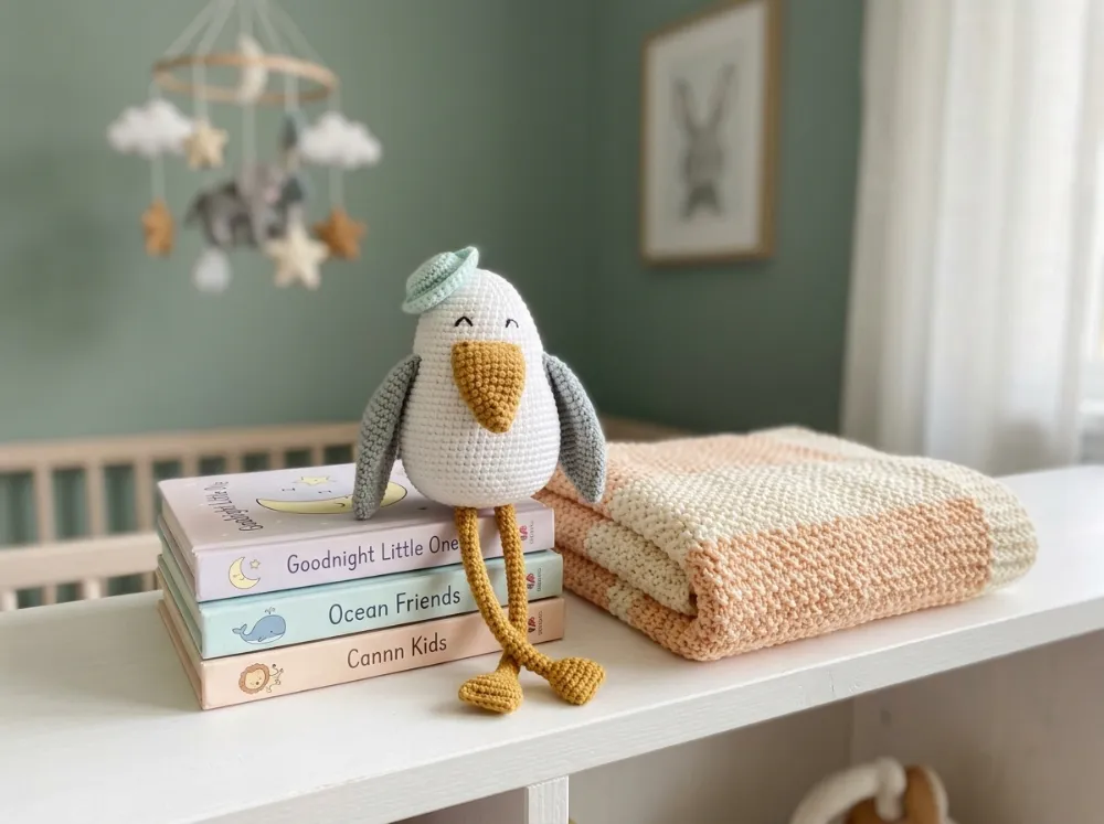 Seagull Amigurumi Crochet Pattern, photo 1 of 6