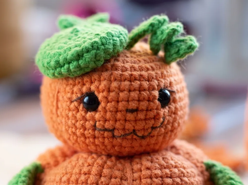 Chubby Pumpkin Character Amigurumi Crochet Pattern PDF, photo 1 of 7