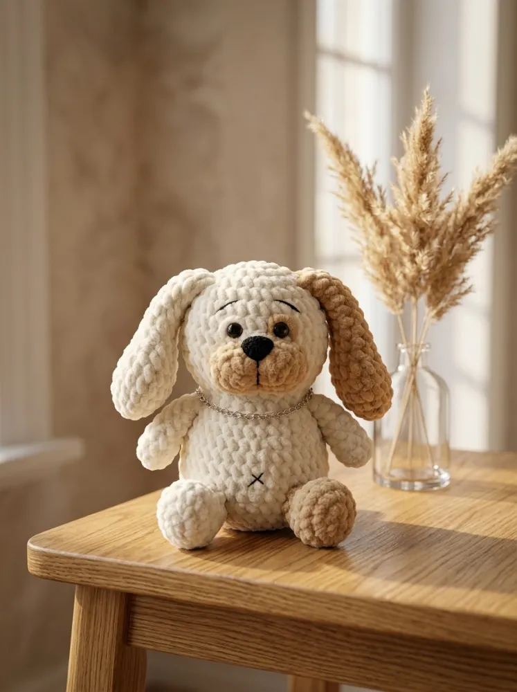 Long Ear Puppy Amigurumi Crochet Pattern
