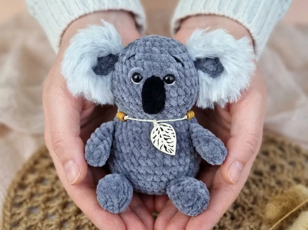 Plush Koala Amigurumi Crochet Pattern