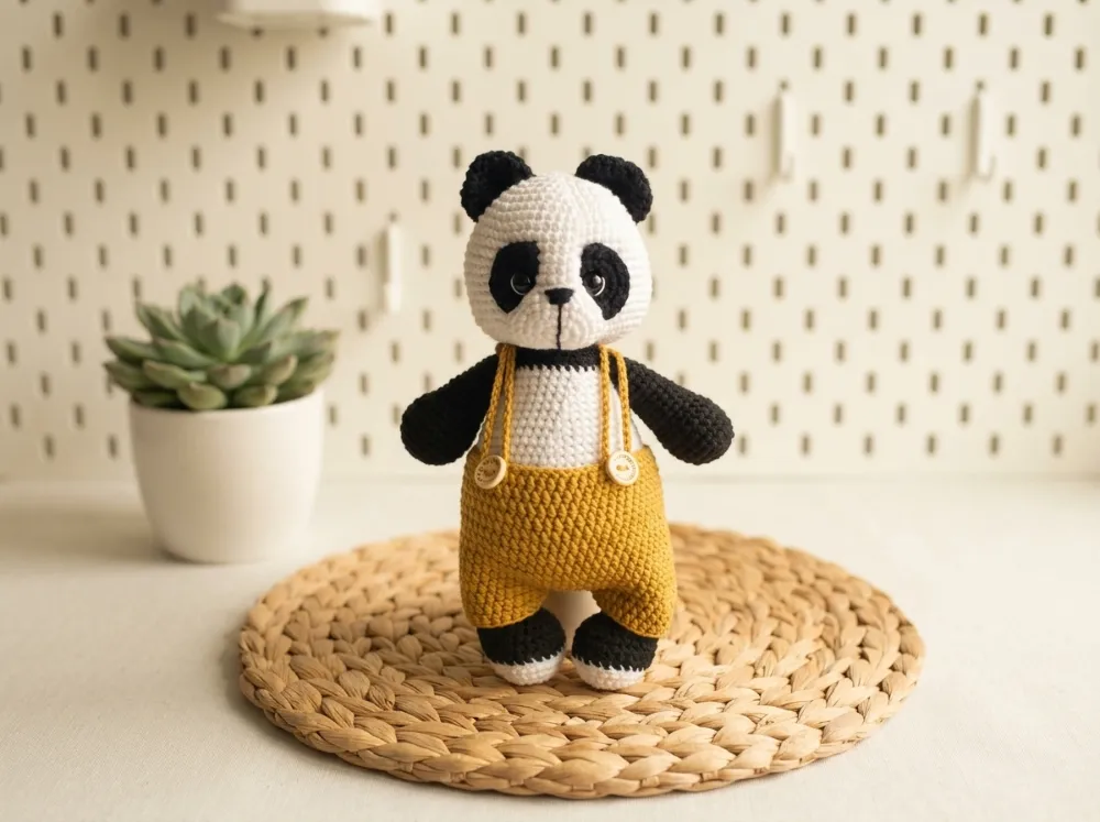 Panda Amigurumi Crochet Pattern PDF