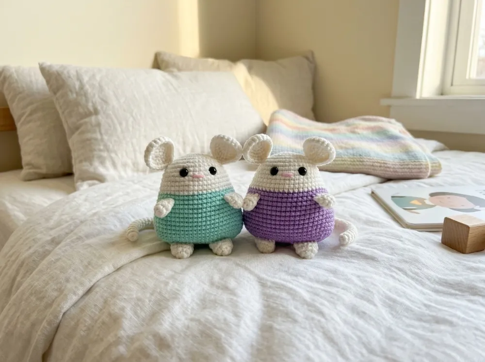 Little Mouse in Sweater Amigurumi Crochet Pattern PDF, photo 1 of 6