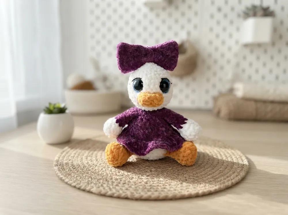 Plush Duck Amigurumi Crochet Pattern PDF