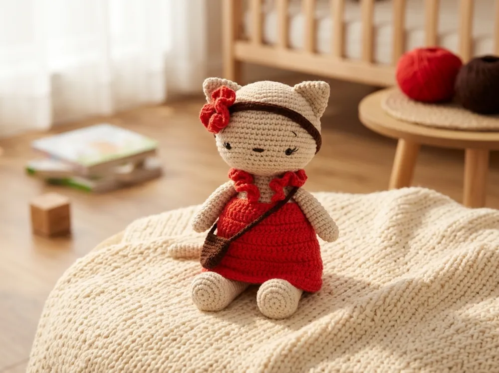 Rosita the Cat Amigurumi Crochet Pattern