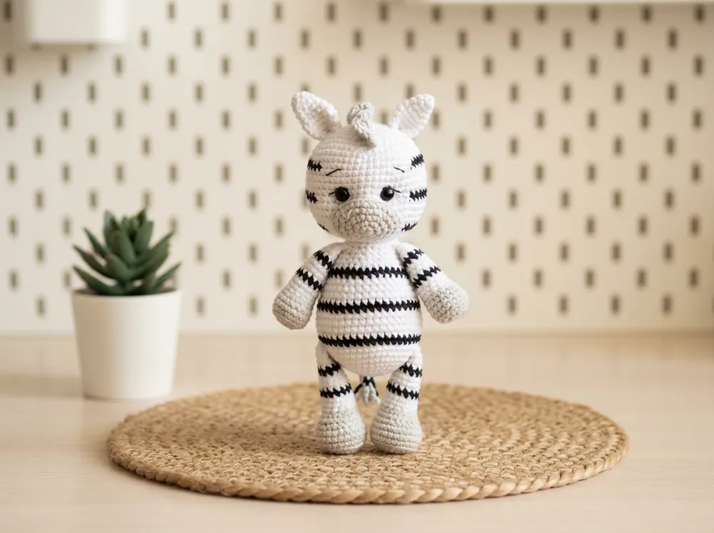 Zebra Amigurumi Crochet Pattern PDF