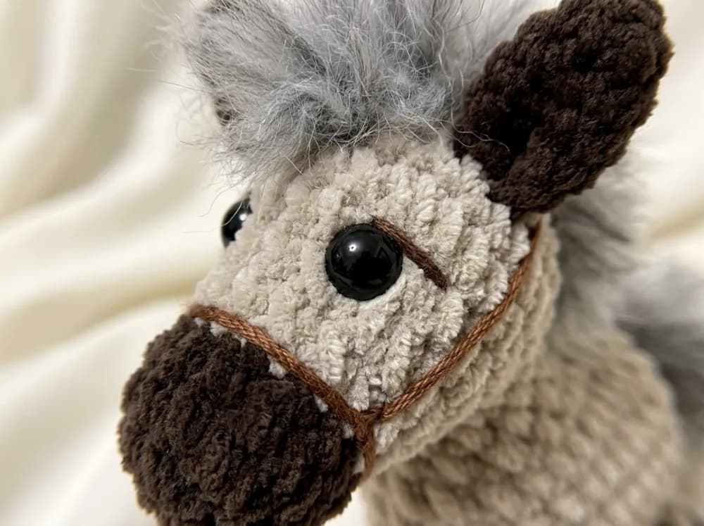 Little Horse Amigurumi Keychain Crochet Pattern PDF, photo 1 of 8