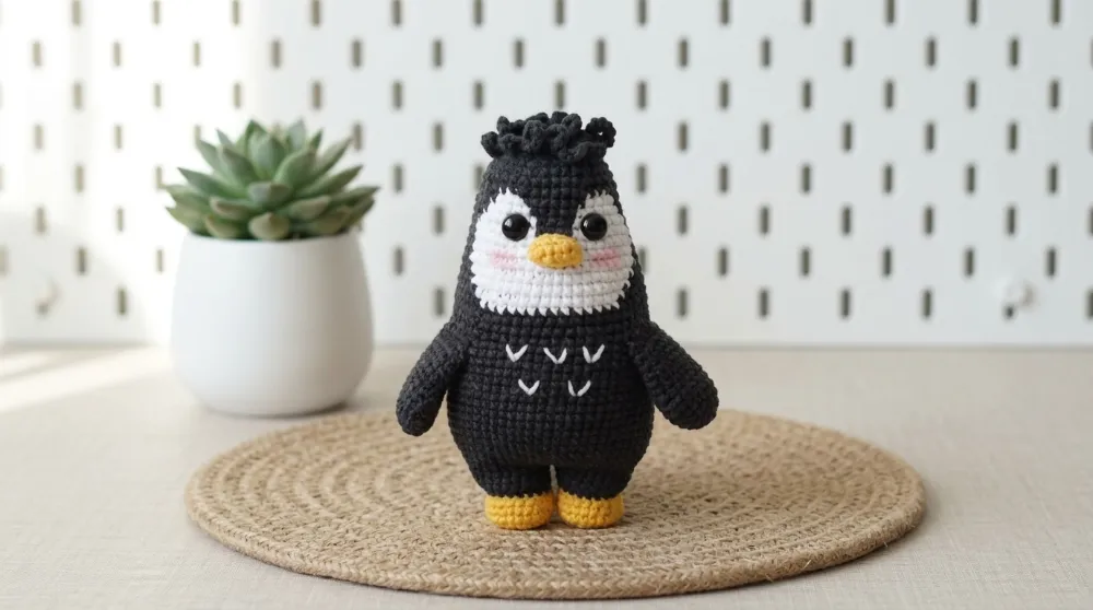 Baby Penguin Amigurumi Toy Crochet Pattern PDF, photo 1 of 6