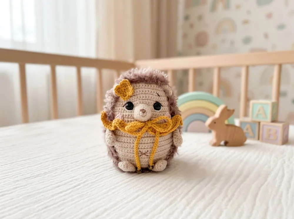 Baby Hedgehog Amigurumi Crochet Pattern