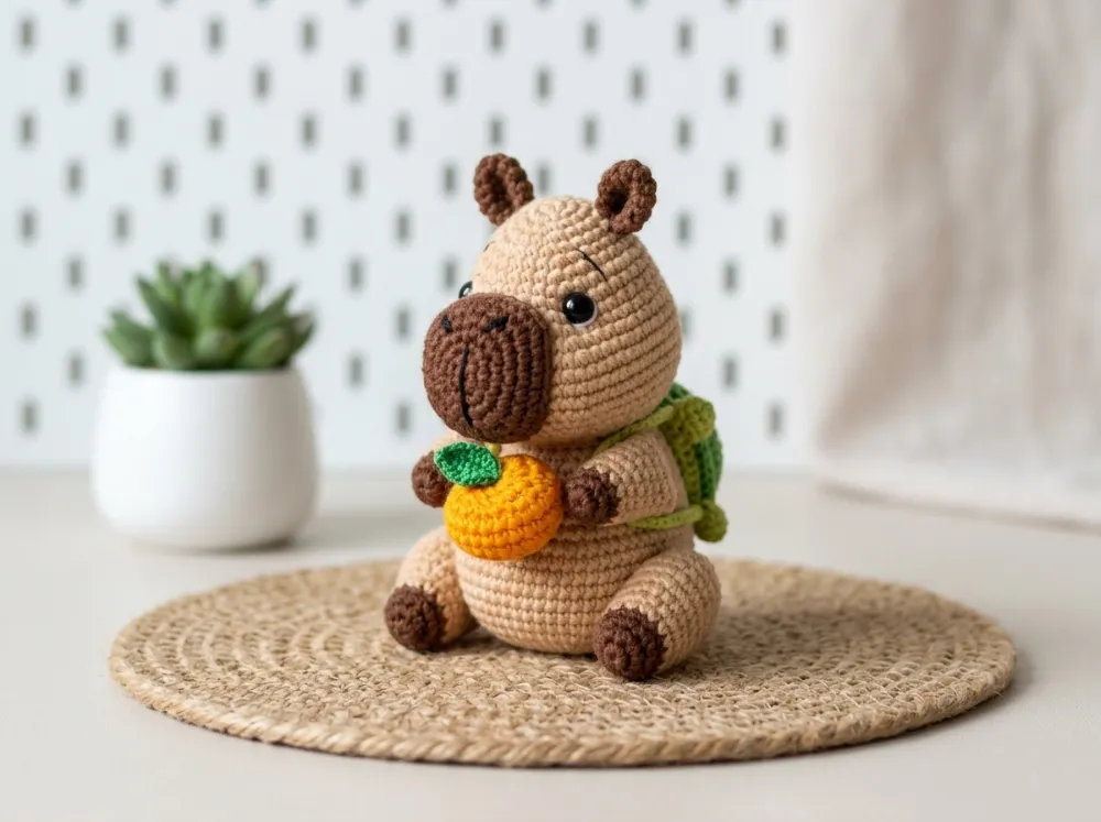 Capybara Amigurumi Crochet Pattern PDF