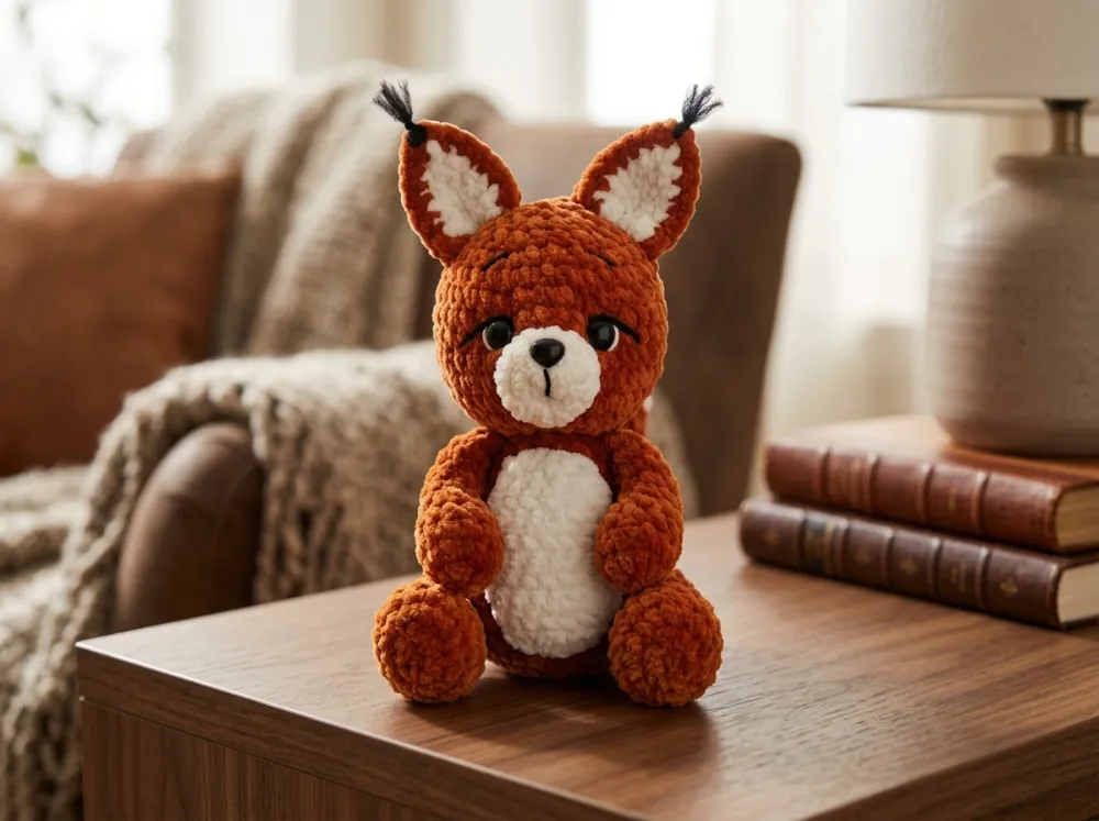 Plush Squirrel Amigurumi Crochet Pattern