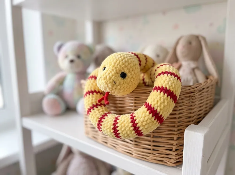 Amigurumi Snake Crochet Pattern PDF