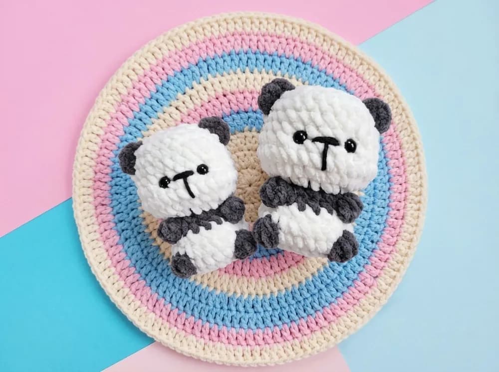 Plush Panda Amigurumi Crochet Pattern