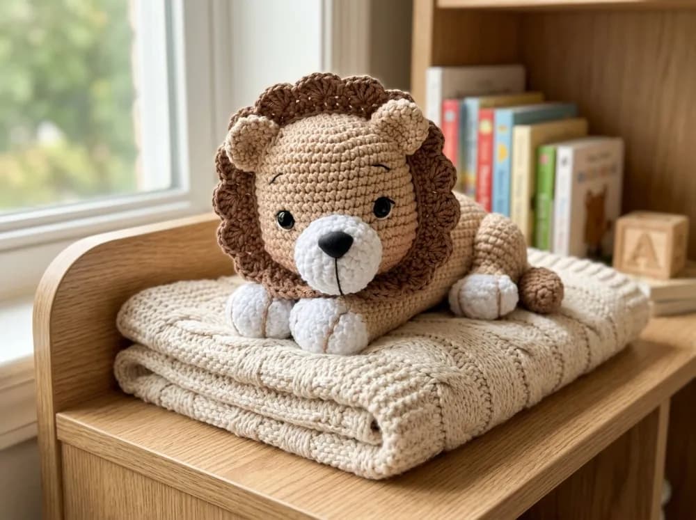 Lion Amigurumi Crochet Pattern PDF
