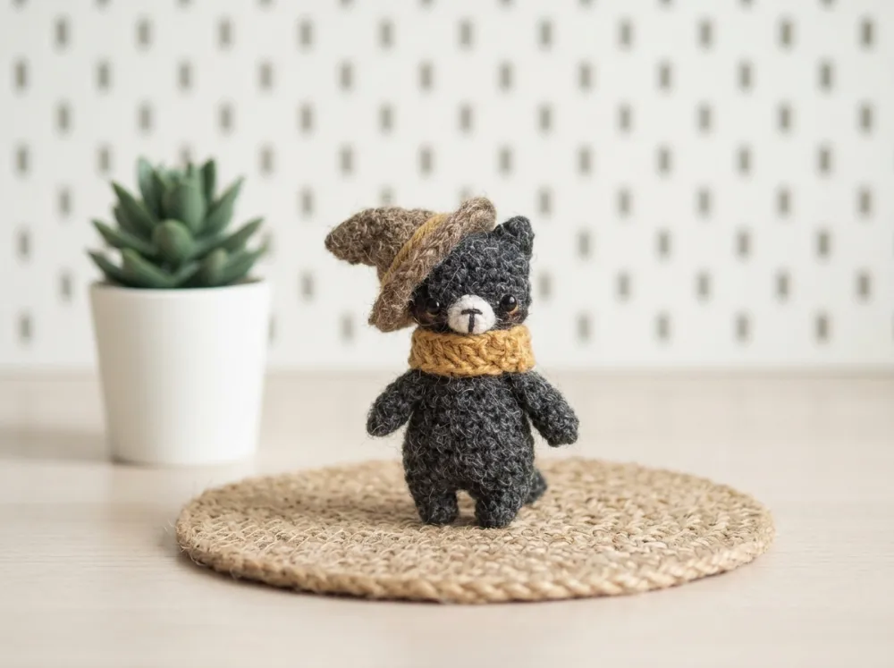 Mini Cat Amigurumi Crochet Pattern PDF