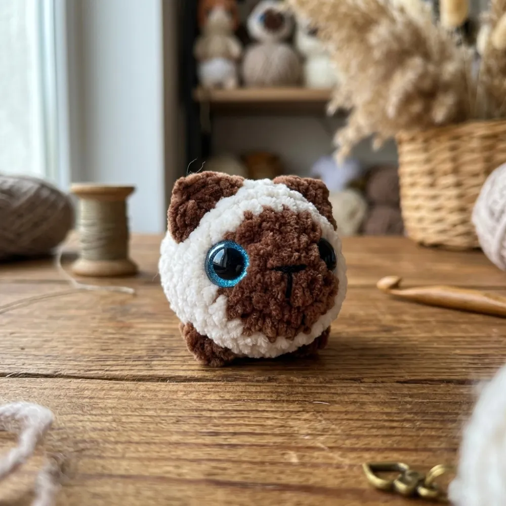 Chubby Kitten Amigurumi Crochet Pattern