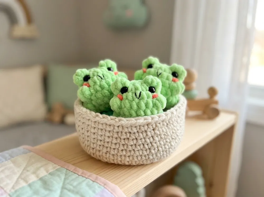 Mini Frog Amigurumi Crochet Pattern PDF