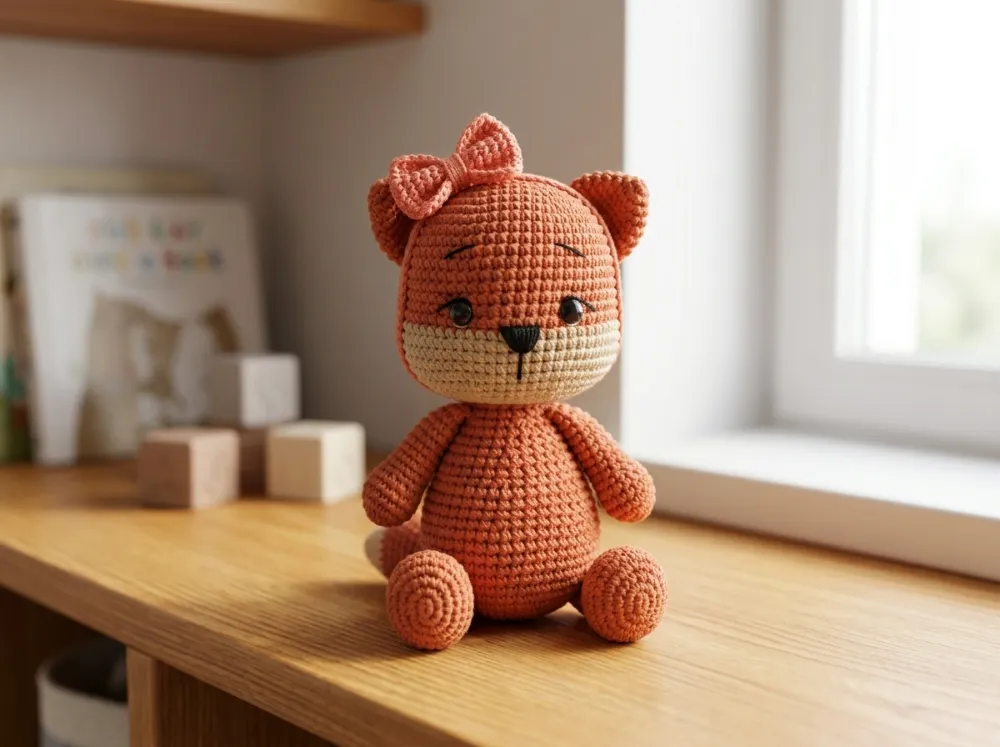 Woodland Fox Amigurumi Crochet Pattern