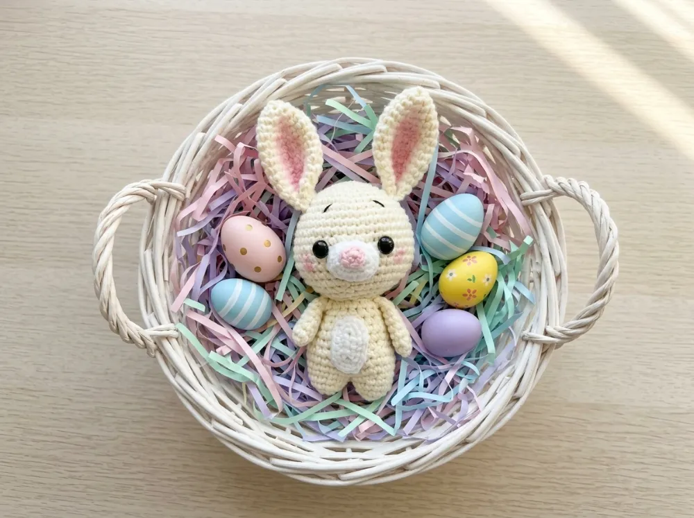 Little Bunny Amigurumi Crochet Pattern PDF for Beginners, photo 1 of 6