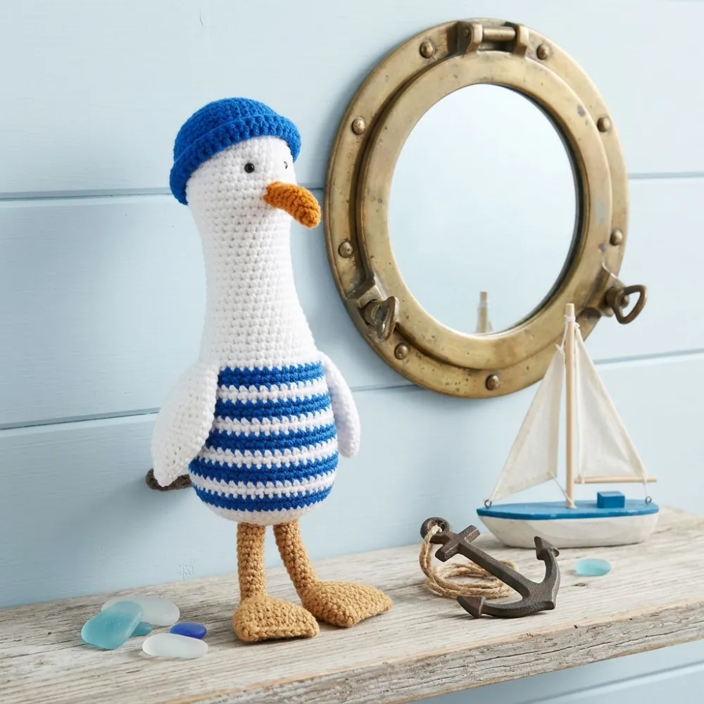 Seagull Amigurumi Crochet Pattern PDF, photo 1 of 6