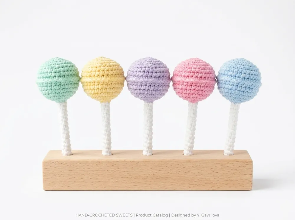 Lollipop Crochet Pattern, photo 1 of 5