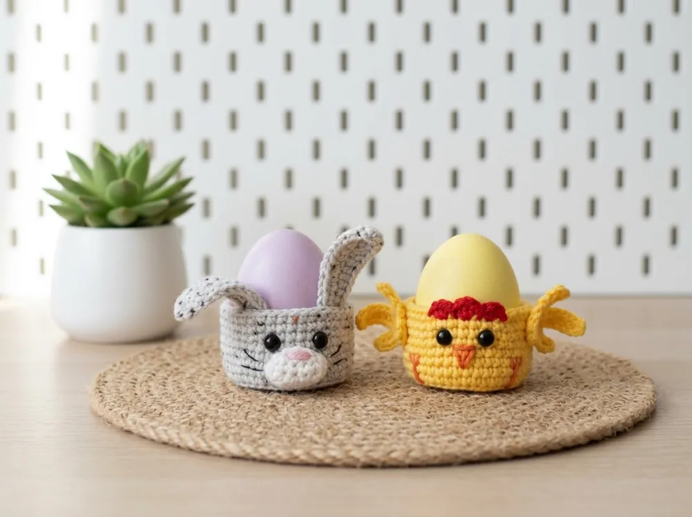 Egg Basket Amigurumi Crochet Pattern PDF