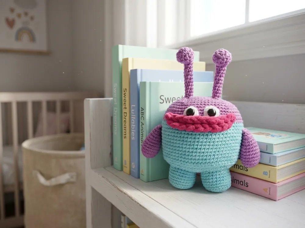 Cute Alien Creature Amigurumi Crochet Pattern, photo 1 of 6